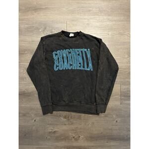 Coachella Crewneck Sweatshirt Acid Wash XS Women’s Sweatshirt Music Festival Top